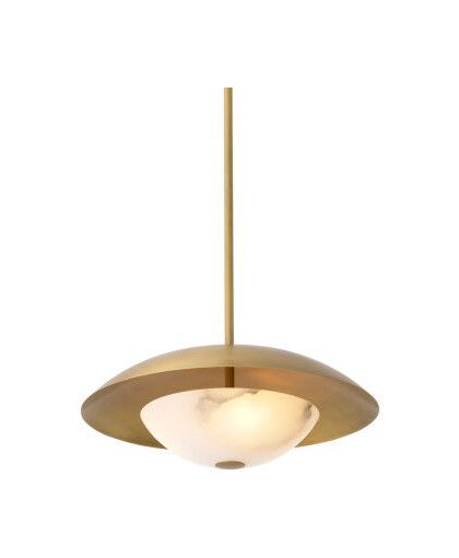 Marcona taklampa antik mässing