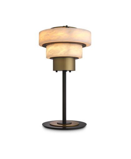 Zereno bordslampa antik mässing