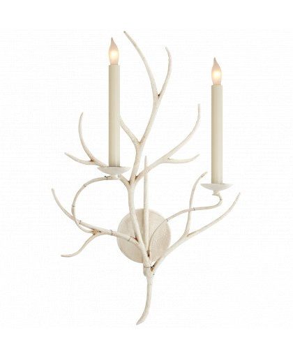 Branch vägglampa vit