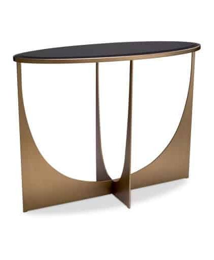 Elegance konsolbord borstad mässing
