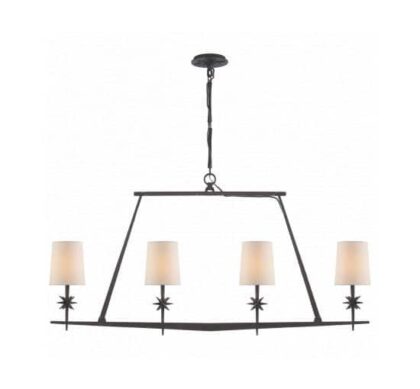 Etoile taklampa linjär svart