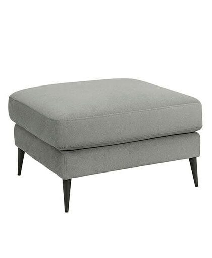 Andorra ottoman fares grey