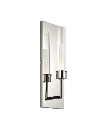 Linger vägglampa nickel
