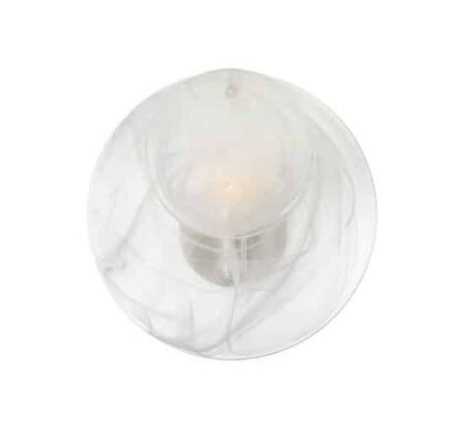 Loire vägglampa nickel