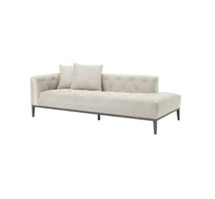 Lounge Soffa Cesare vänster pebble grå