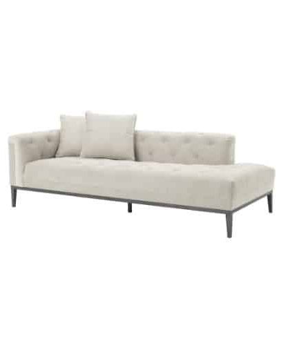 Lounge Soffa Cesare vänster pebble grå