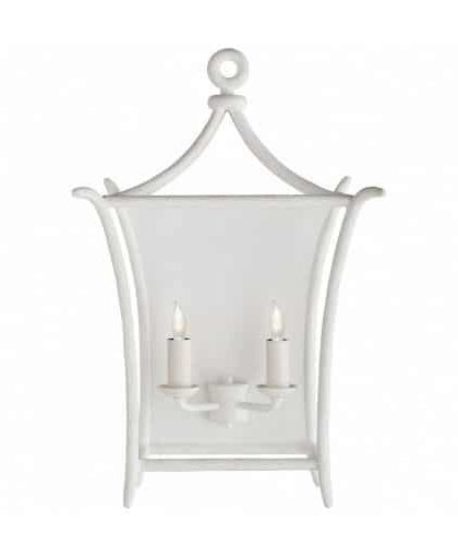 Aria vägglampa vit L