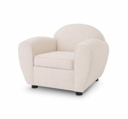 Emerson fåtölj bouclé cream