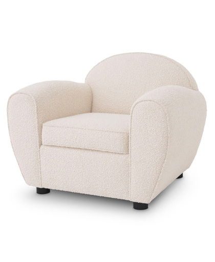 Emerson fåtölj bouclé cream