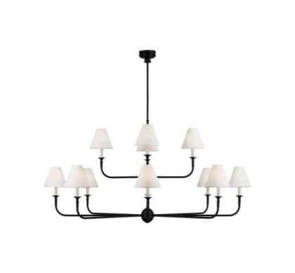 Piaf Grande takkrona dubbel svart