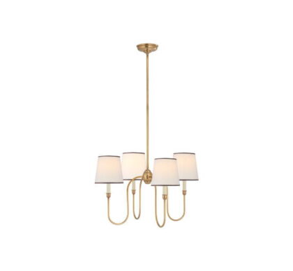 Vendome takkrona antik mässing/svart