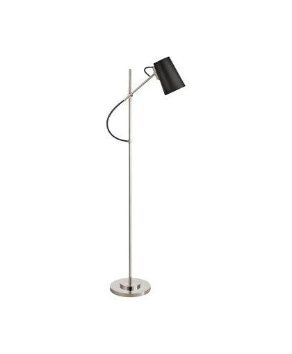 Benton golvlampa justerbar nickel/mörkbrun