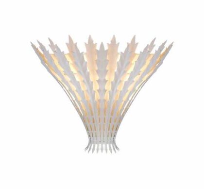 Hampton vägglampa vit