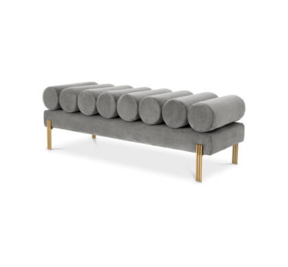Oxley bänk savona light grey velvet