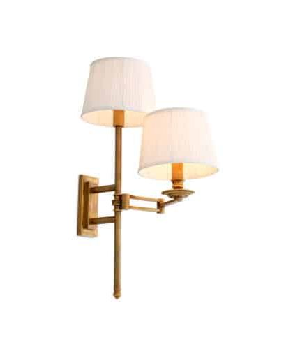 Xeno Swing vägglampa vintage mässing