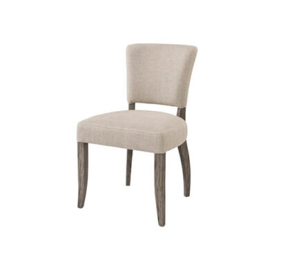 Maggie linne matstol beige