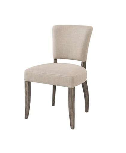 Maggie linne matstol beige