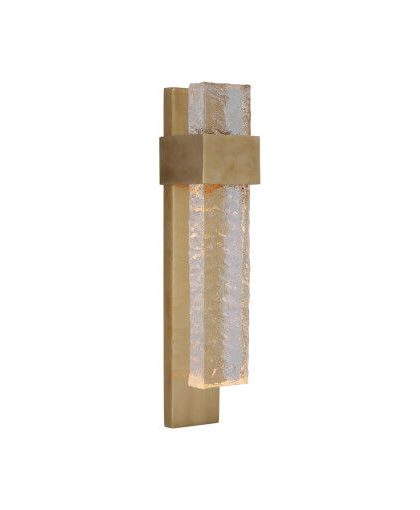 Brock vägglampa mässing