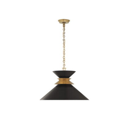 Alborg Stacked takpendel mässing/svart L