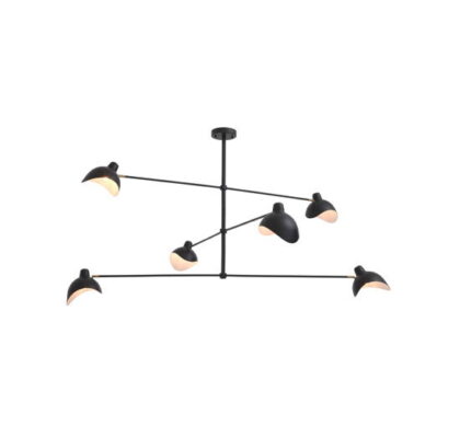 Vince taklampa svart