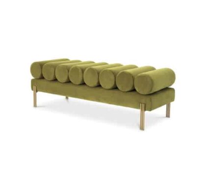 Oxley bänk savona vintage green velvet