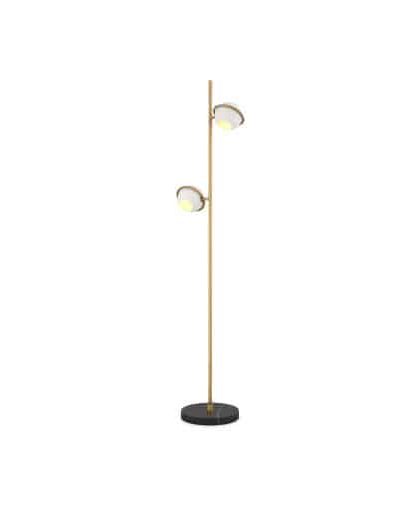 Aprillia golvlampa antik mässing
