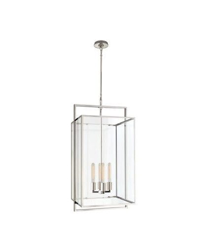 Halle taklampa nickel