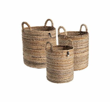 Cesto korgar natur 3-set