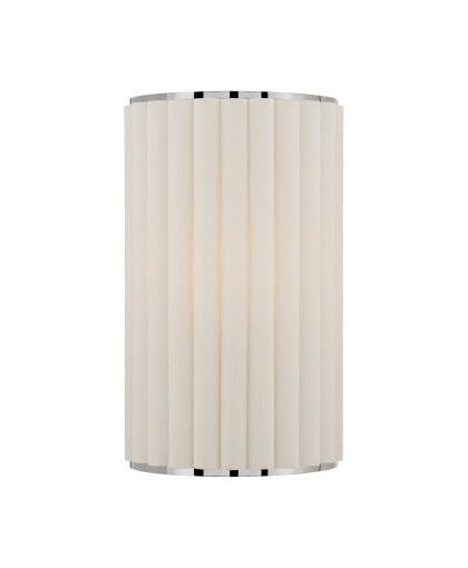 Palati vägglampa nickel