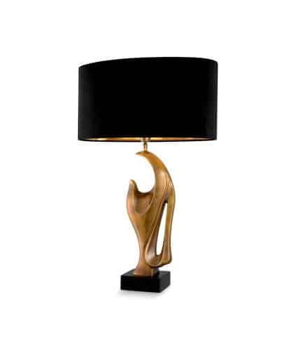 Brunetti bordslampa antik mässing