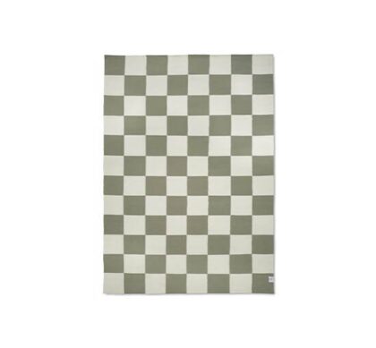 Square matta vit/grön