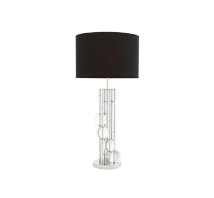 Lorenzo bordslampa nickel exkl. skärm OUTLET