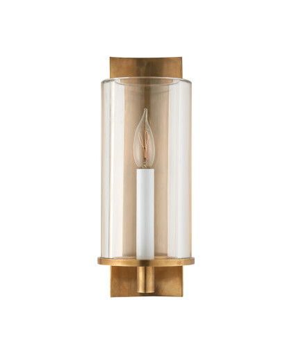 Deauville vägglampa antik mässing