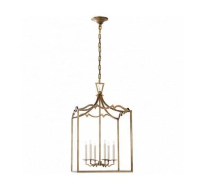 Darlana Fancy taklampa Gilded Iron