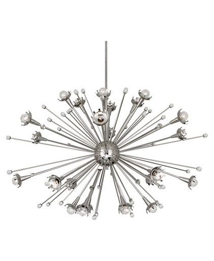 Sputnik taklampa nickel