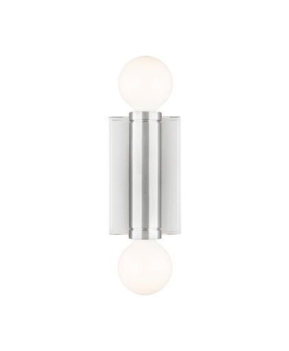 Beckham Modern vägglampa dubbel nickel