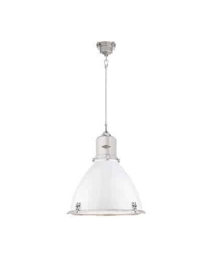 Fulton takpendel nickel/vit