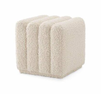Bente ottoman faux shearling