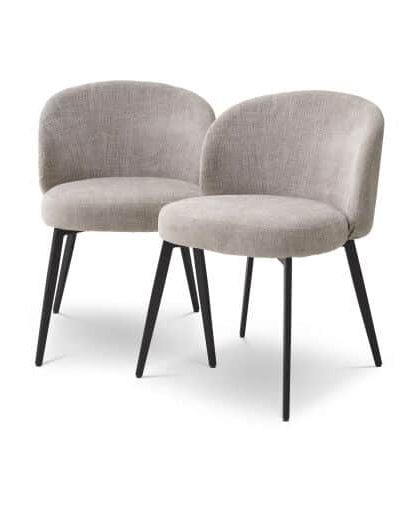 Lloyd matstol sisley grey 2-pack