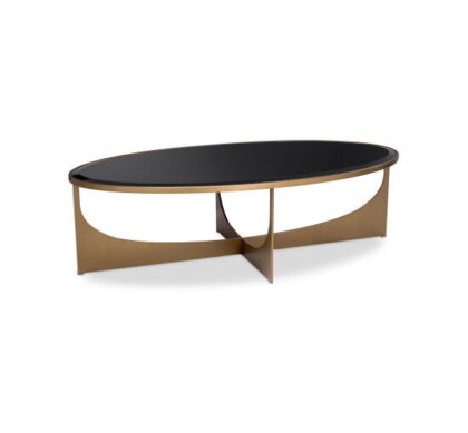 Elegance soffbord borstad mässing