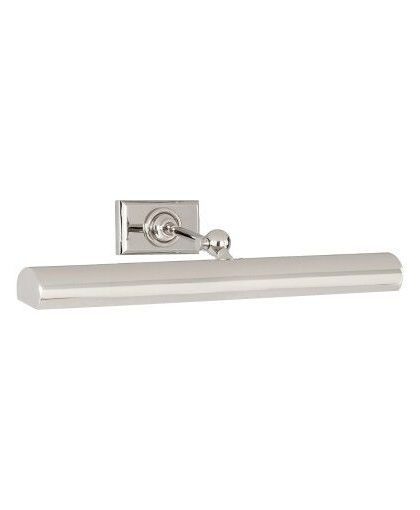18 Cabinet Maker's tavelbelysning nickel