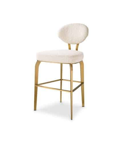 Dorrego barstol bouclé cream