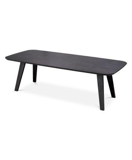 Glover matbord charcoal grey oak veneer
