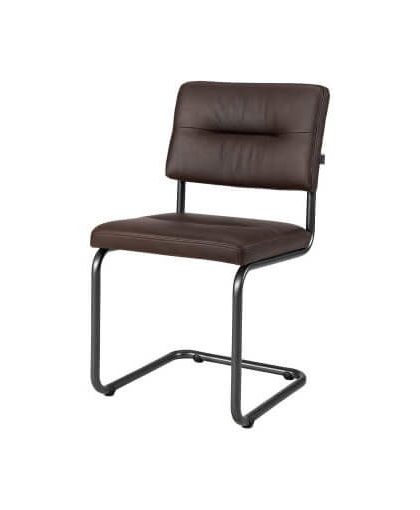 Caspian matstol läder espresso OUTLET