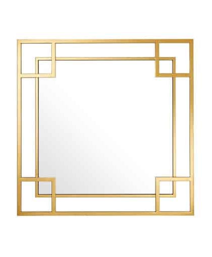 Morris spegel guld