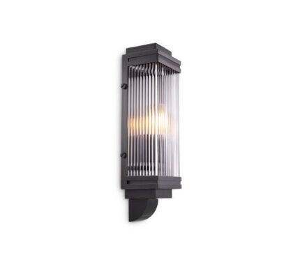 Bassett vägglampa brons