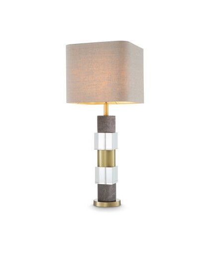 Cullingham bordslampa grey marble