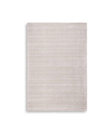 Herringbone matta ivory