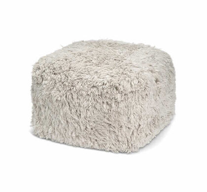 Cloudy sittpuff naturvit