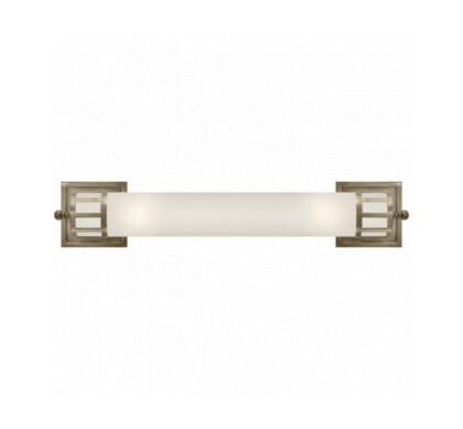 Openwork Long vägglampa antik nickel